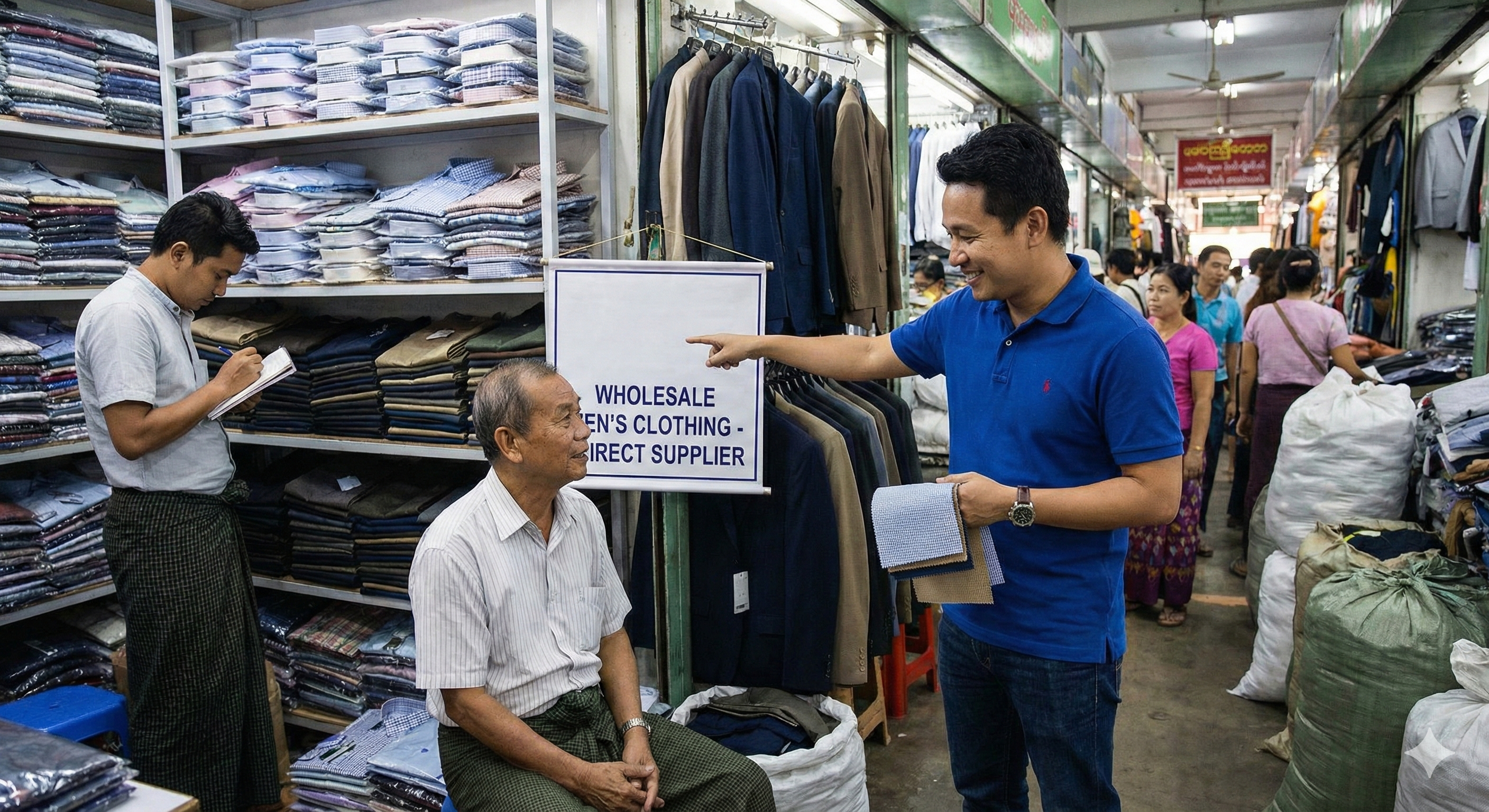 How to Choose the Right Men’s Wholesale Clothing Supplier in Myanmar